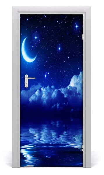 Adesivo per porta Cielo di notte 75x205 cm