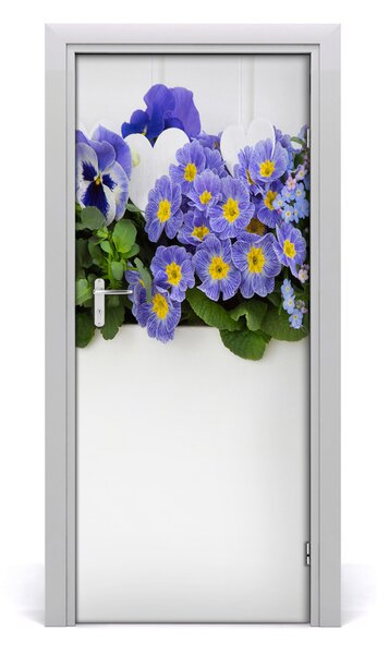 Rivestimento Per Porta Fiori viola 75x205 cm