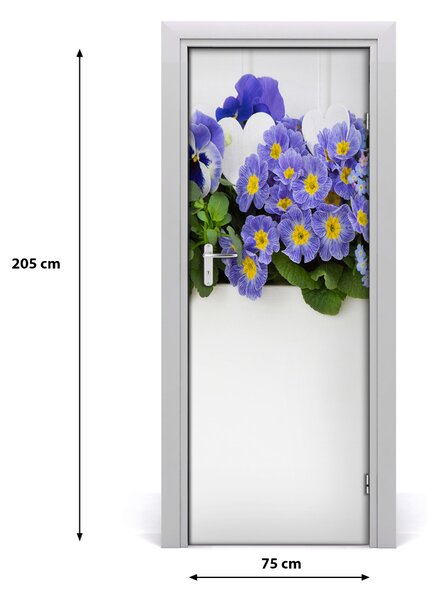Rivestimento Per Porta Fiori viola 75x205 cm