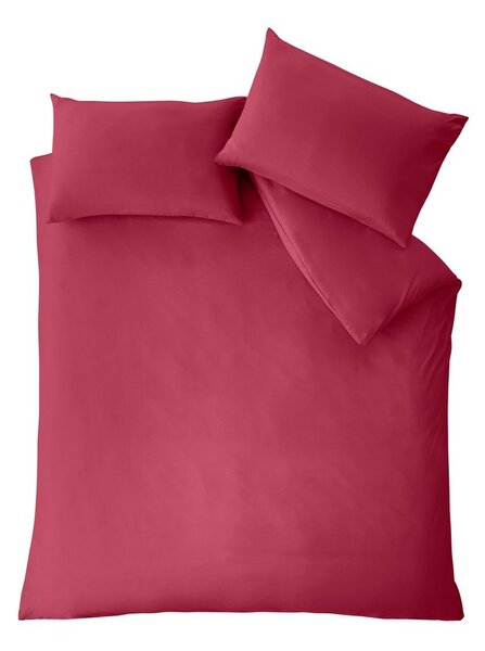 Biancheria da letto rosa scuro per letto matrimoniale 200x200 cm So Soft Easy Iron - Catherine Lansfield