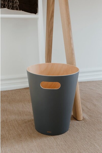 Cestino per la spazzatura verde da ufficio 7,5 l Woodrow – Umbra
