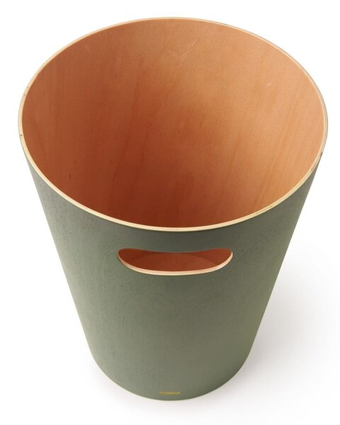 Cestino per la spazzatura verde da ufficio 7,5 l Woodrow – Umbra