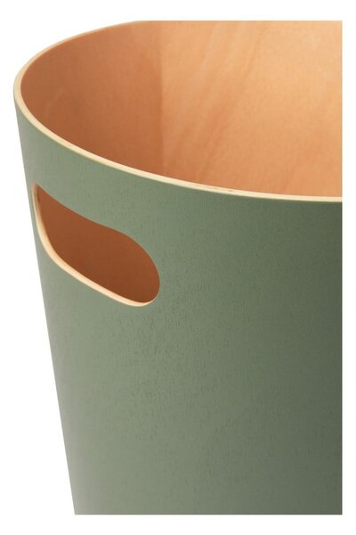 Cestino per la spazzatura verde da ufficio 7,5 l Woodrow – Umbra