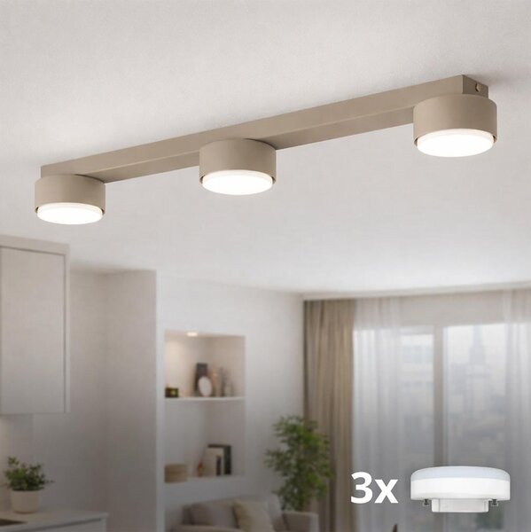 Brilagi - Faretto LED MONO 3xGX53/13W/230V beige