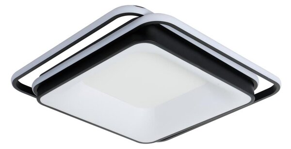 Brilagi - Plafoniera LED dimmerabile FLARE LED/102W/230V 50x50 cm nera + telecomando