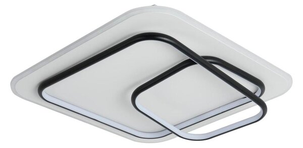 Brilagi - plafoniera dimmerabile LED FLARE LED/81W/230V 50x50 cm bianco/nero + telecomando