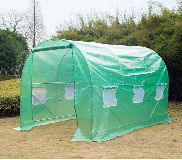 VivaGarden Serra con Tetto Arrotondato In Pe 3.5x2x2 mt - 859VG14