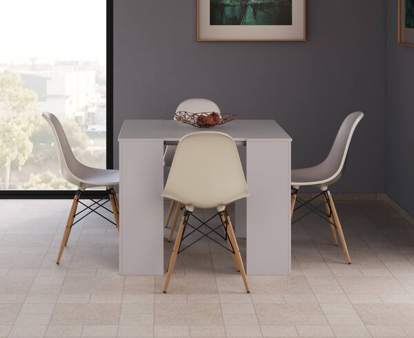 Consolle estensibile sala da pranzo 4-10 posti bianco lucido - Abicitren