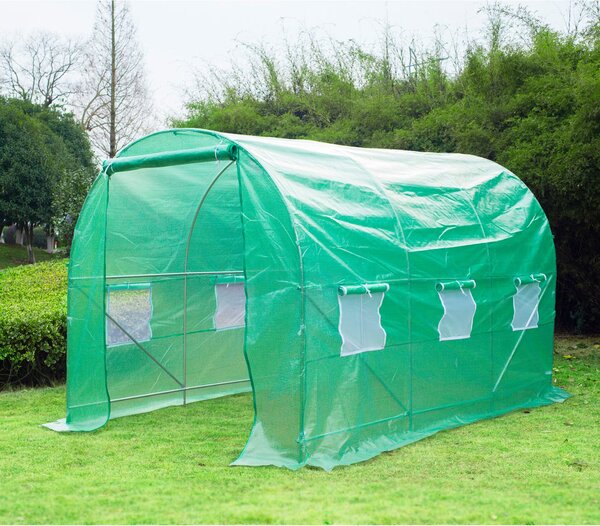 VivaGarden Serra con Tetto Arrotondato In Pe 3.5x2x2 mt - 859VG14
