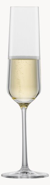 Set di 2 flute da champagne in cristallo Pure