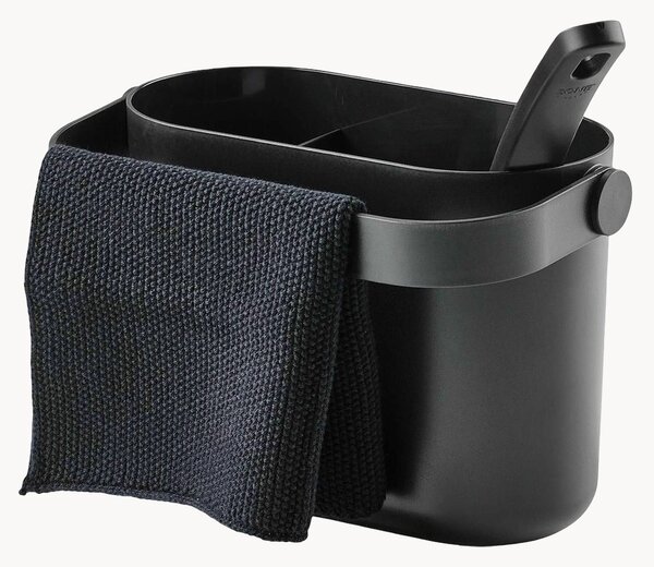 Organizer per lavello Circular Black, set da 3