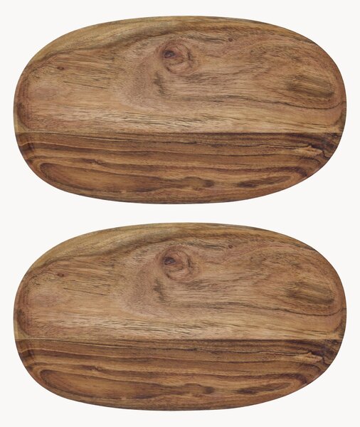 Set di 2 vassoi da portata HDWood