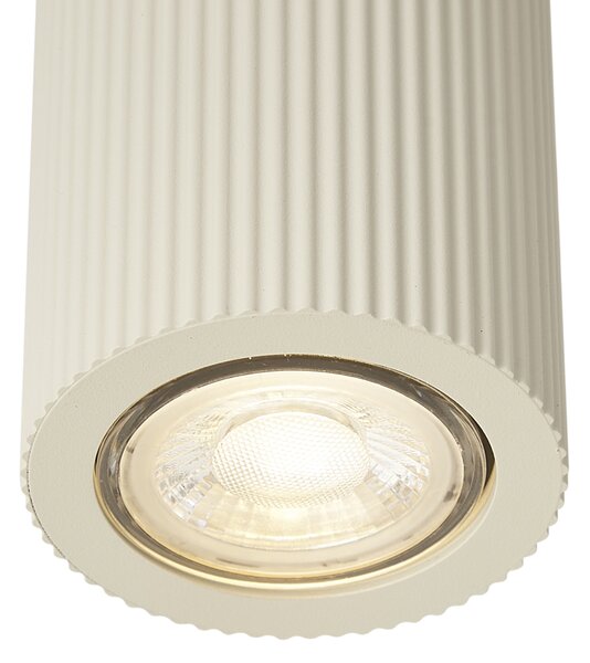 Set di 4 faretti da soffitto Japandi beige - Sprawl