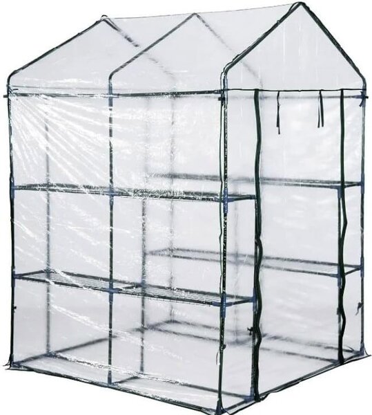 Brixo Serra Tubolare in Acciaio 4 Ripiani L69xP49xH160 cm. - SERTU4