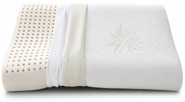 Cuscino Cervicale ONDA Memory tessuto ALOE VERA