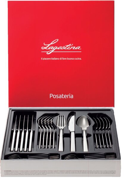 LAGOSTINA Servizio 24 posate tavola Ambra - 014451652724