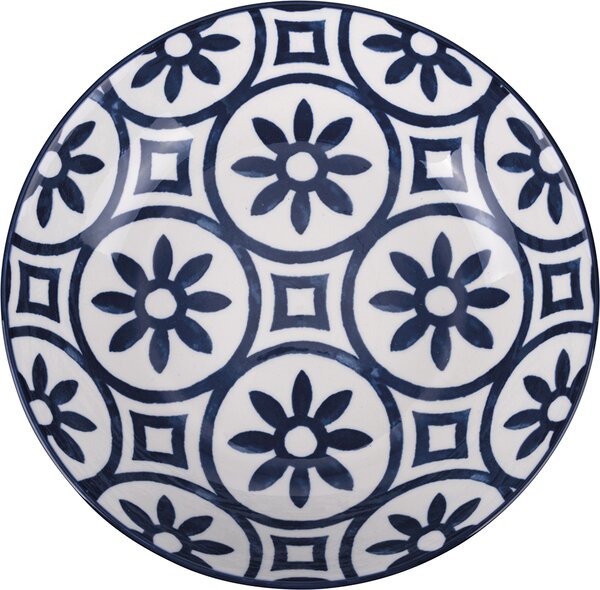 Villa deste Servizio piatti 18 pezzi in ceramica per 6 posti tavola in 2 diversi decori Linea Paxos - 5918691