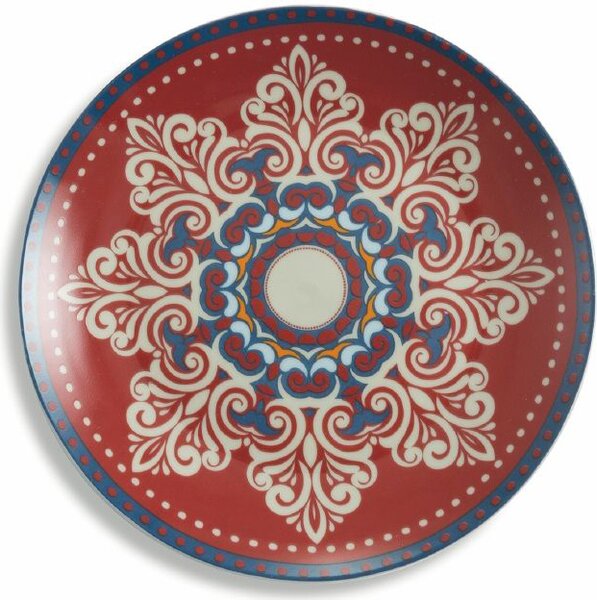 Villa deste Servizio piatti 18 pezzi in porcellana 6 postitavola diversi Shiraz Colore Multicolor - 5909273