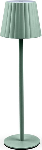 DecHome Set 12 Lampade da Tavolo LED Ricaricabile Potenza 3.2 Watt colore Verde - 212591 Aurora