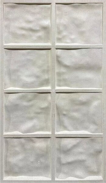 Divina Home Set 10 pz Pannello Decorativo Effetto Roccia Pietra 3D 7,2 mt2 Rivestimento Murale in PU 120x60x3 colore Grigio Cemento - DH104789