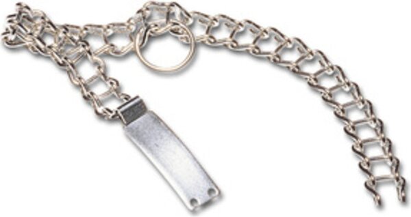 AllMyPets Set 12 Collari per Cani 40 cm in Acciaio Zincato