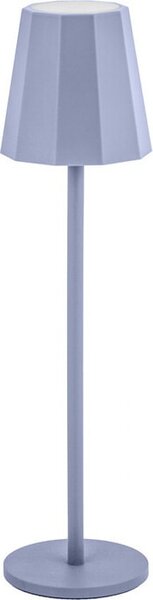 DecHome Set 12 Lampade da Tavolo LED Ricaricabile Potenza 2.3 Watt 28 cm colore Lilla - 211370 Pollicino