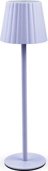 DecHome Set 12 Lampade da Tavolo LED Ricaricabile Potenza 3.2 Watt colore Lilla - 212590 Aurora