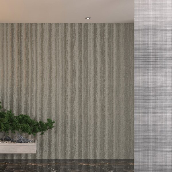 Divina Home Set 12 pz Pannello Decorativo Effetto Pietra Graffiata 3D 8,6 mt2 Rivestimento Murale in PU 120x60x2,5 colore Grigio Roccia - DH104792