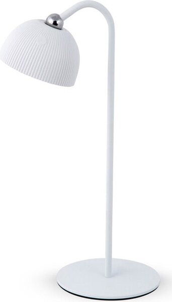 DecHome Set 12 Lampade da Tavolo LED Ricaricabile Potenza 3.2 Watt 33 cm colore Bianco - 211740 Elliot