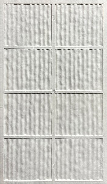 Divina Home Set 12 pz Pannello Decorativo Effetto Pietra Graffiata 3D 8,6 mt2 Rivestimento Murale in PU 120x60x2,5 colore Grigio Roccia - DH104792