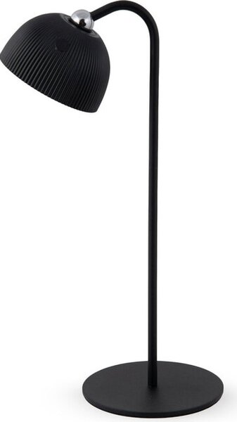 DecHome Set 12 Lampade da Tavolo LED Ricaricabile Potenza 3.2 Watt 33 cm colore Nero - 211741 Elliot