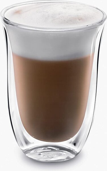 De Longhi Set 2 Bicchieri da degustazione Latte Macchiato 220 ml in vetro - 5513214611