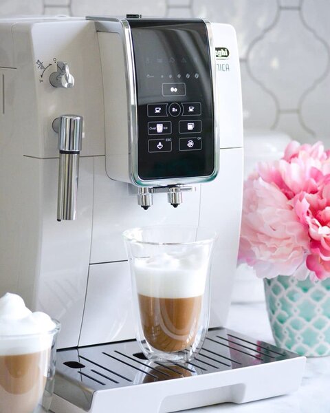 De Longhi Set 2 Bicchieri da degustazione Cappuccino 190 ml in vetro - 5513284161