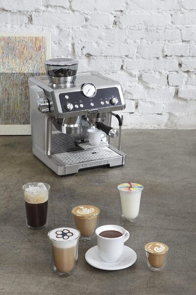 De Longhi Set 2 Bicchieri da degustazione Latte Macchiato 220 ml in vetro - 5513214611