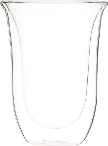 De Longhi Set 2 Bicchieri da degustazione Latte Macchiato 220 ml in vetro - 5513214611