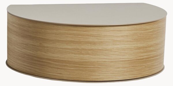 Set di 2 comodini da parete in legno con cassetto Wallie