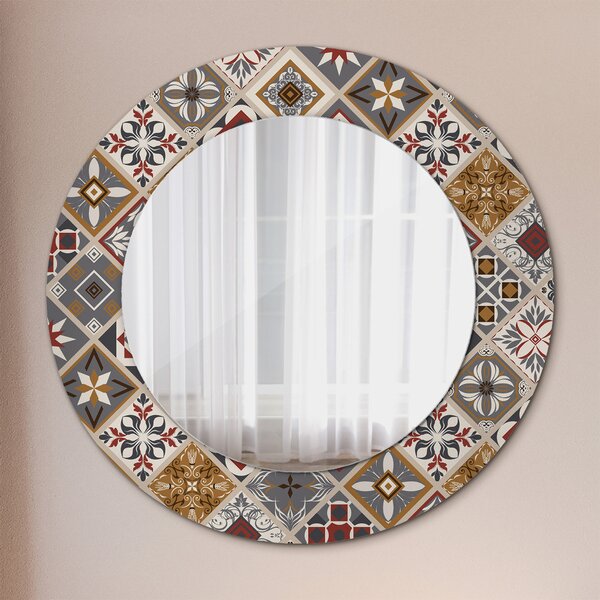Specchio tondo con decoro Modello turco fi 50 cm