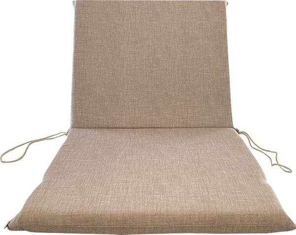 VivaGarden Set 4 Cuscini Garden con Schienale Basso 5h.x90x50 cm 4 Pezzi colore Beige - SCBASSOBEIGE
