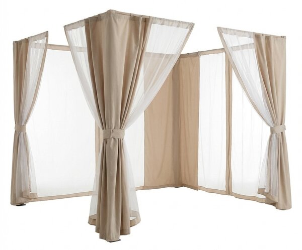 Giardini del Re Teli per Gazebo 3x4 mt Set da 4 Teli Laterali per Gazebo Sahara