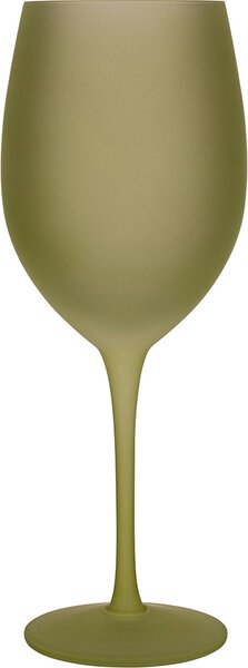 Villa deste Set 6 calici 650 ml frosted in vetro Linea Happy Hour Greenery - 5917940
