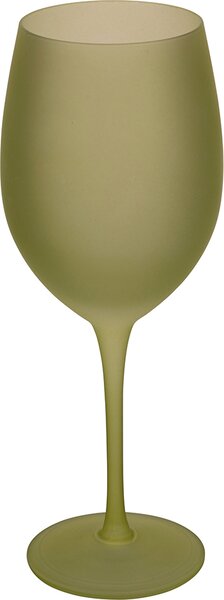 Villa deste Set 6 calici 650 ml frosted in vetro Linea Happy Hour Greenery - 5917940