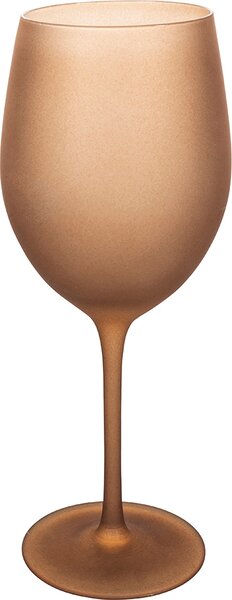 Villa deste Set 6 calici frosted in vetro 550 ml Happy HourChocolate Colore Multicolor - 5911524