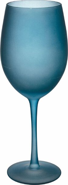 Villa deste Set 6 calici 550 ml in vetro effetto frosted Happy Hour Ocean Colore Azzurro - 5907741