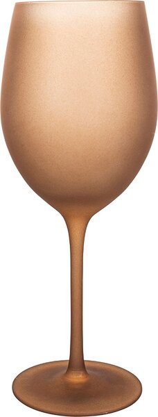 Villa deste Set 6 calici frosted in vetro 550 ml Happy HourChocolate Colore Multicolor - 5911524