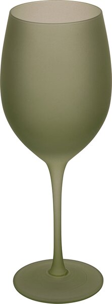 Villa deste Set 6 calici 650 ml frosted in vetro Linea Happy Hour Greenery - 5917940
