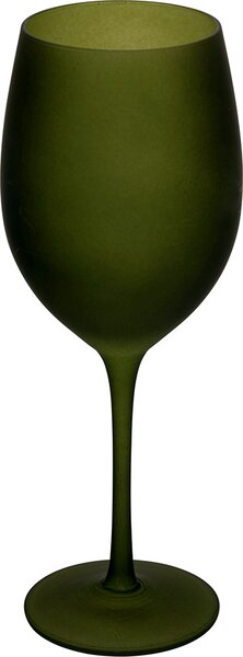 Villa deste Set 6 calici 650 ml frosted in vetro Linea Happy Hour Greenery - 5917940