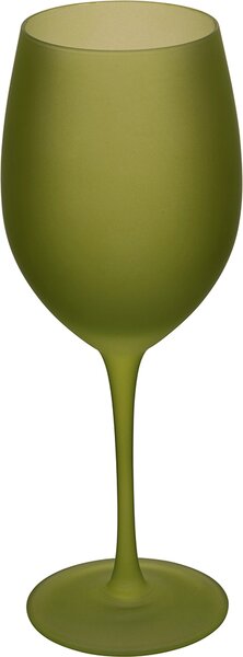 Villa deste Set 6 calici 650 ml frosted in vetro Linea Happy Hour Greenery - 5917940