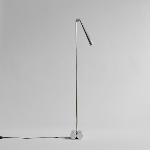 Lampada da terra 101 COPENHAGEN, dimmerabile, Metallizzato, Soggiorno, Alluminio, Design