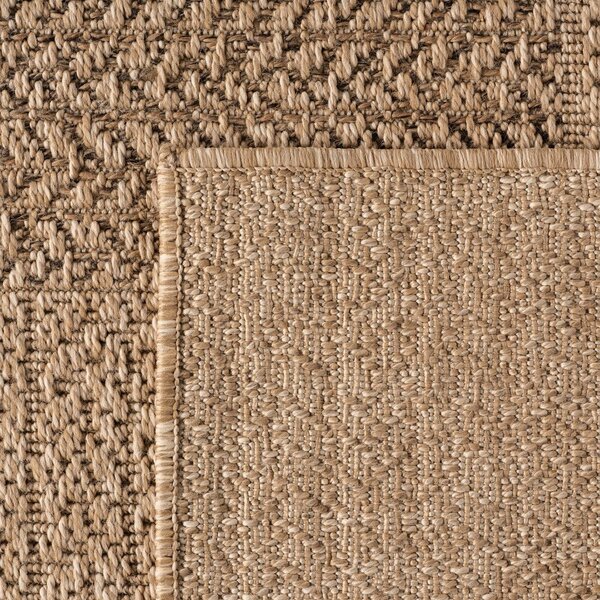 Tappeto da interno/esterno rotondo marrone ø 120 cm Timber 1405 – Ayyildiz Carpets