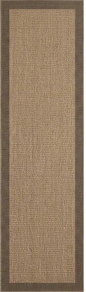 Passatoia da interno ed esterno marrone 80x250 cm Timber 1402 – Ayyildiz Carpets